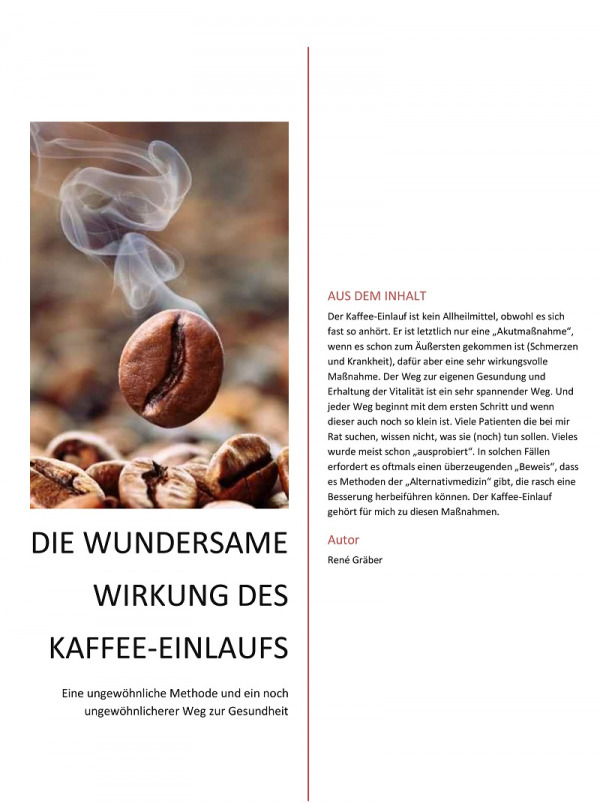 Buch: Kaffee Einlauf - von René Gräber